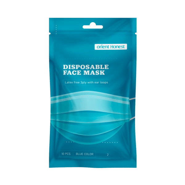 10 ct. Pack, Disposable 3-Ply Face Masks
